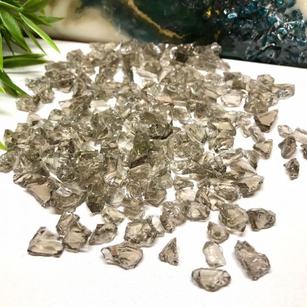 Скляна крихта "Капучино"  5-8мм Упаковка 200грам