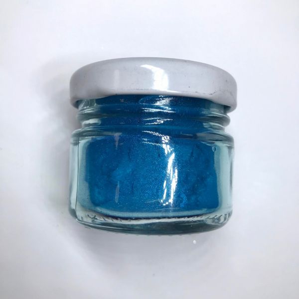  Блакитний Сухий перламутровий барвник 25 мл пігмент для епоксидної смоли лаку воску декору