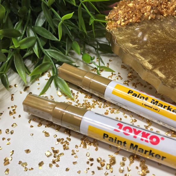 Маркер лаковий золотий