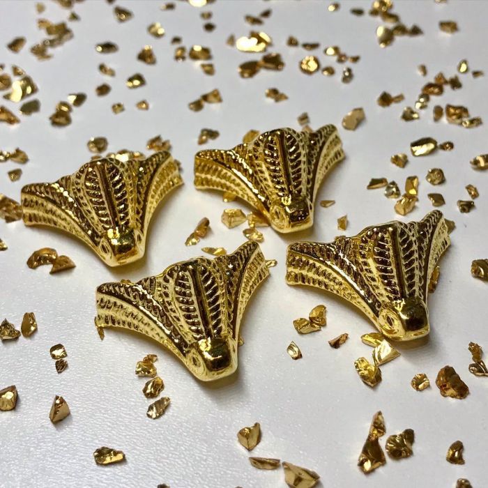 Ніжки Золото набір висота 1,8см набір 4 шт кутові