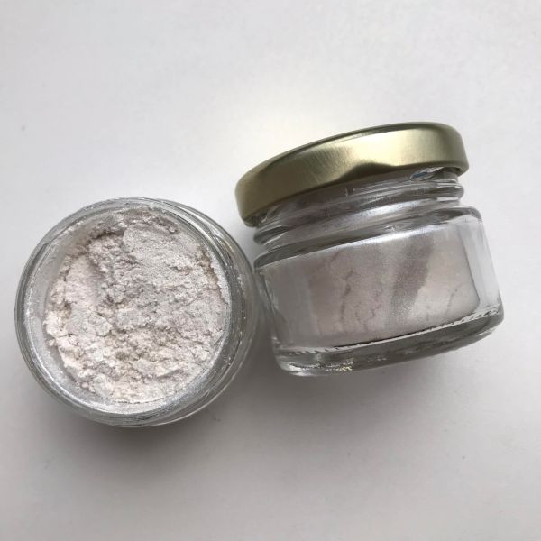 Сухий перламутровий барвник Білий з перлинним відливам банка 25мл