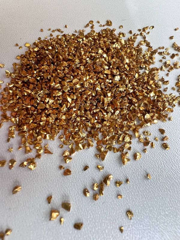 Скляна крихта Золото металізоване 1,5-2мм