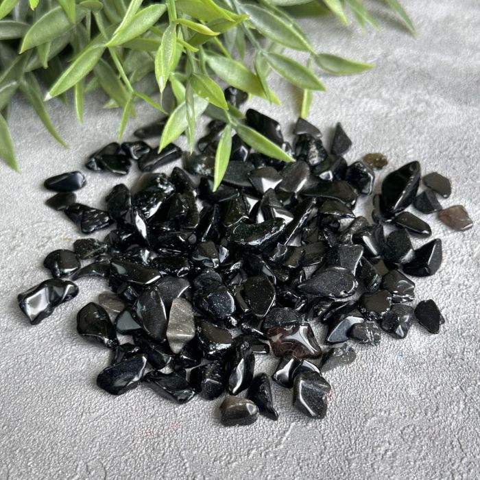 Натуральне каміння гагат 4-10мм