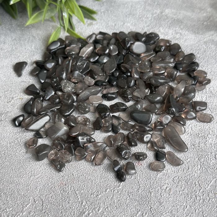 Натуральне каміння димчастий кварц 4-7мм