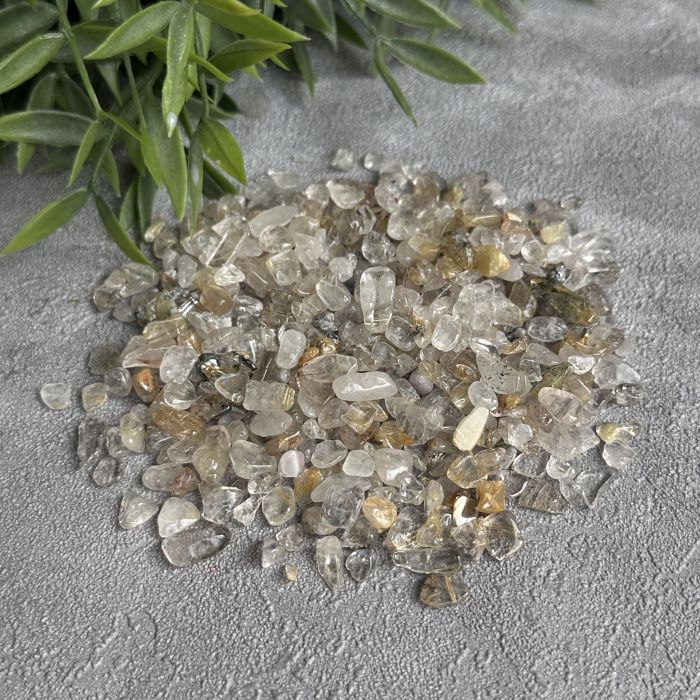 Натуральне каміння рутиловий кварц 3-6мм