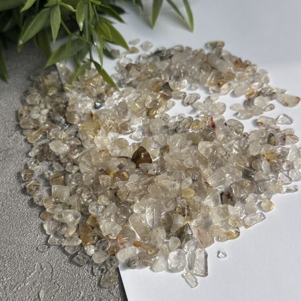 Натуральне каміння рутиловий кварц 3-6мм