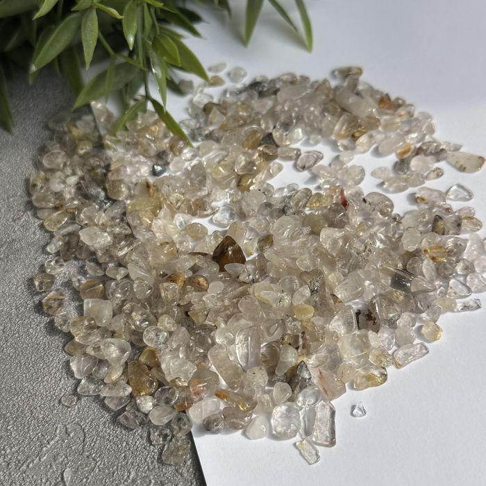 Натуральне каміння рутиловий кварц 3-6мм