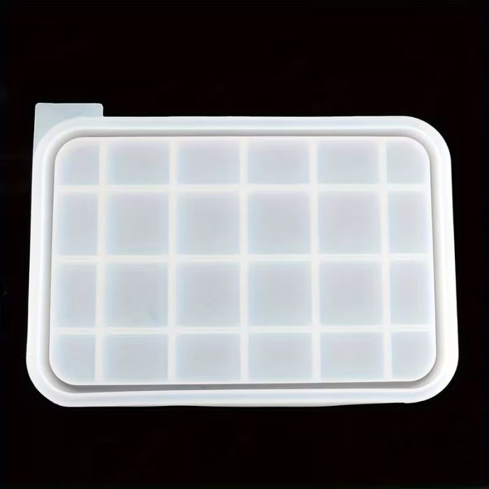 Молд підставка з бортиком 26×18×2,5 см силіконова форма для епоксидної смоли або гіпсу декоративний піднос