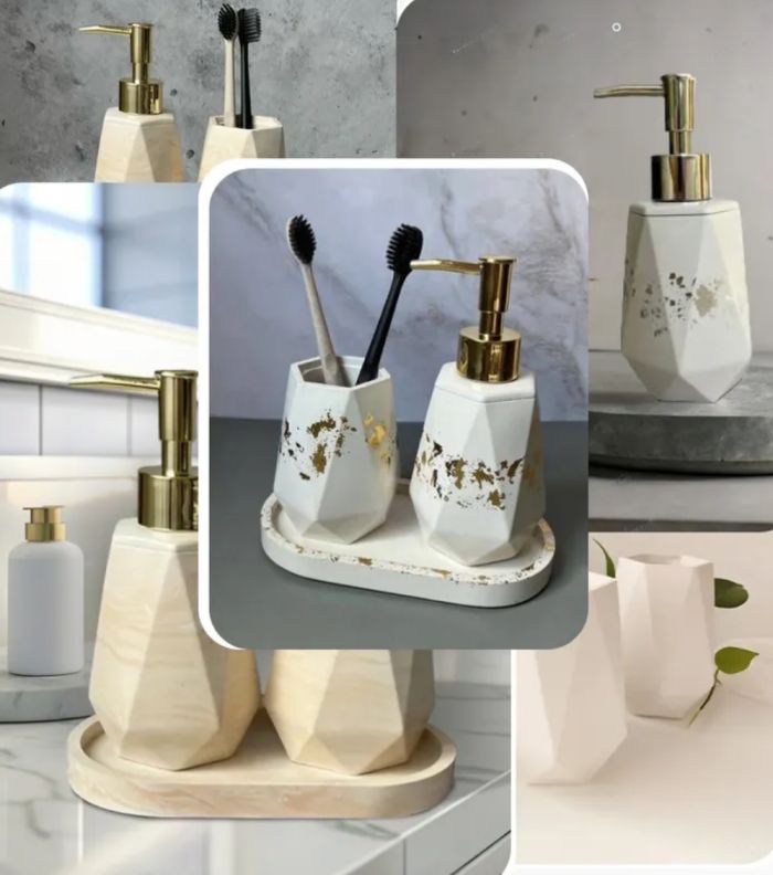 Молд ваза з кришкою 10,2×8,7 см силіконова форма дифузор диспенсер для епоксидної смоли гіпсу 3 в 1