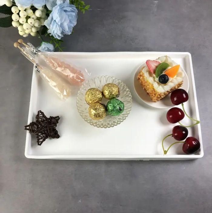 Молд таця 30×20×2,5 см силіконова форма з бортиком для епоксидної смоли або гіпсу декоративний піднос